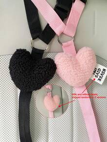 1pc Cute Pet Car Safety Belt Harness Leash, Creative Heart-Shaped Dog/Cat Vehicle Safety Tether Strap,Dog Accessories - Multicolor - View 12