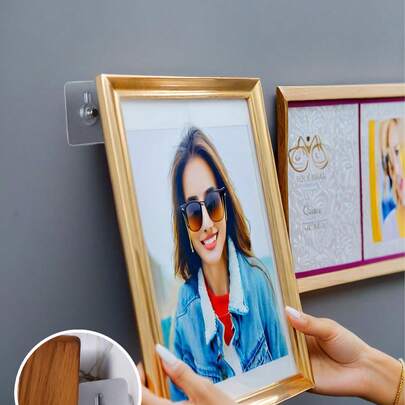 Bộ 30 móc treo tranh trong suốt, không cần khoan, móc dán tường chắc chắn dùng để treo tranh/áp phích/khung ảnh, móc không gây hư hại tường, thích hợp trang trí nhà bếp.