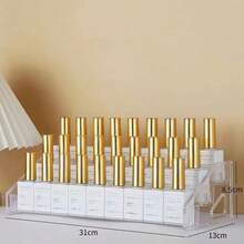 Acrylic Transparent Multi-Layer Stepped Organizer Rack For Perfume, Cosmetics, Lipstick, Eyeshadow Palette Display - Multicolor - View 10