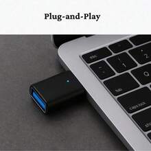 USB-C 公头转 USB 母头 OTG 转换器，适用于 USB 风扇音箱 - 預設 - 查看 6