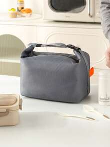 1个便当袋，饺子保温袋，便当袋，上班族便当袋，手提饭袋，防水便当袋 - 彩色 - 查看 10