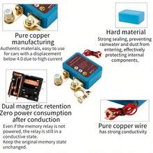 12V Battery Master Disconnect Switch, Battery Master Switch With Remote, Heavy Duty Car Battery Kill Switch, 240A 433MHz - A - View 10