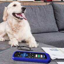 Dark Blue Silicone Sleeve Cover For Roku Stick Remote Case Compatible With Hisense And  Smart TV Controllers Protective Holder For Remote Control - 夜光藍 - 查看 6