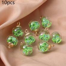 Creative Fruit Strawberry Pineapple Watermelon Colorful Drifting Bottle Glass Bottle Pendant Wishing Bottle DIY Pendant - Multicolor - View 27