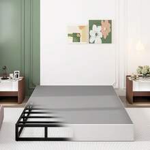 9 Inch Box Spring For Queen Bed, Heavy Duty Metal Mattress Foundation, 3000 Lbs Capacity, High Profile, Noise-Free, Easy Assembly With Fabric Cover,Bed Frame,Bed,Bedroom Furniture - 女王 - 查看 8