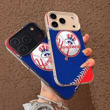 Estuche para teléfono con el logotipo de béisbol de los  Compatible con estuches para teléfonos ,  17,  16 Pro Max,  15 Pro Max,  13 y  12 Hecho de material de TPU que brinda protección contra golpes y caídas Un gran regalo para familiares, amigos, seres queridos, novios/novias y aniversarios - Negro - Ver 4