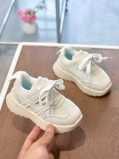 1 đôi giày thể thao cổ thấp unisex mới, chống mài mòn và chống trượt, giày chạy bộ cho trẻ em, giày casual thời trang đa năng cho học sinh, phù hợp cho mọi mùa.