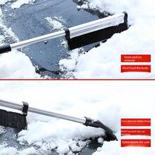 可伸缩雪刷带玻璃刮刀，汽车雪铲，冬季除雪除冰工具 - 雪鏟1pcs - 查看 2