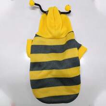 1pc Pet Hoodie With Bee Transformation Design, Suitable For Pets Weighing No More Than 17.64 Lbs - Multicolor - View 3