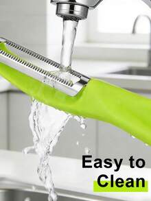 1/2 piezas Pelador de verduras, tipo universal con borde dentado, pelador de patatas con caja, apto para tomate y pelador de frutas como manzana, equipo de camping, artículos esenciales de camping - Multicolor - Ver 8