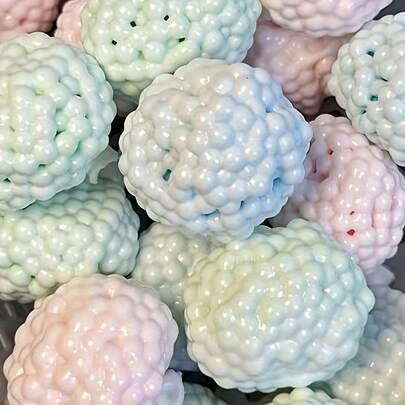 And Fun Kneaded Beautiful Green Handmade Ball, Perfect For Making Novel And Interesting Toys, Carnival, Easter, Handmade Green Marble Balls, Containing Bursting Beads - ASMR Relaxation Toy Christmas Stocking Stuffers, Christmas Stocking(RandomBoys Kids 3-13