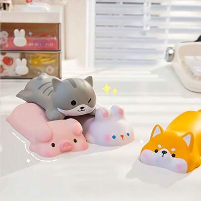 Reposamuñecas para ratón, soporte ergonómico para muñeca - Lindo y lento aumento de la almohadilla del ratón de PU - Perfecto para escritorios de computadora y suministros de oficina