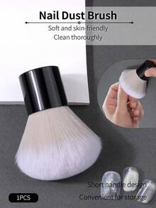 Luxury Manicure Tool Powder Brush - Soft Fluffy Mushroom Head Brush, Multi-Functional Loose Powder Brush Easy To Clean Nail Brush, High-End Professional Makeup Tool - Multicolor - View 8