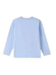 Annil [Pure Cotton Quick-Drying T-Shirt] Boys' Sports Casual T-Shirt, 2026 New Style, Versatile, Breathable, Soft Cotton Base Layer - Ocean Blue - View 3