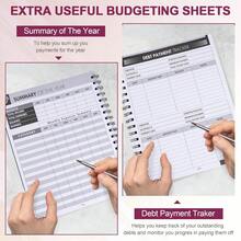 Montesy Efficient Monthly Bill Management Book 48 Months For Tracking And Payments To Enhances Financial Efficiency - Bill Tracker Notebook Plum - 查看 6