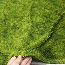 逼真苔藓垫，柔软草坪地毯，聚酯纤维人造草坪，可水洗可重复使用，适用于室内装饰/窗台装饰/人造景观布置/生日和婚礼派对装饰 - 多色 - 查看 8
