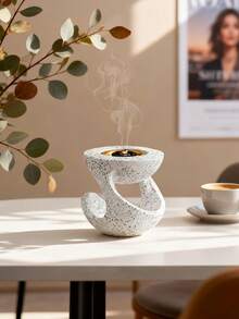 这款简约风格的树脂香炉设计别致，适用于家居、办公室、节日庆典、派对、瑜伽馆和冥想空间，既可用于装饰，也可用于芳香疗法。它也是馈赠佳品，例如返校礼物、纪念品、节日礼物以及送给亲朋好友的礼物。 - 彩色 - 查看 2