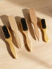 1/2 piezas Cepillo de madera con punta, Peine para el peinado del cabello de mujer/hombre apto para cabello rizado y liso - cepillo para el pelo - Ver 9