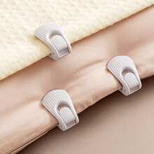 6 Pack Conch Design Anti Slip Bed Sheet Fixing Clips For Bedding - Multicolor - View 3