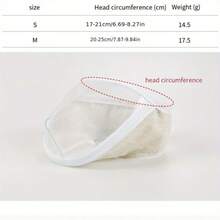 1个透明猫眼眼罩，防咬、防叫、防吞咽，可水洗透气眼罩，宽视野猫帽，透明猫防咬眼罩，宠物美容用品 - 彩色 - 查看 3