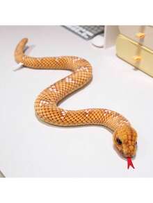 19.69英寸仿真蟒蛇毛绒玩具，蛇形抱枕玩偶，多种颜色可选，适合女性——趣味恶搞礼物，万圣节、情人节、儿童节节日礼物、派对礼品 - 彩色 - 查看 20