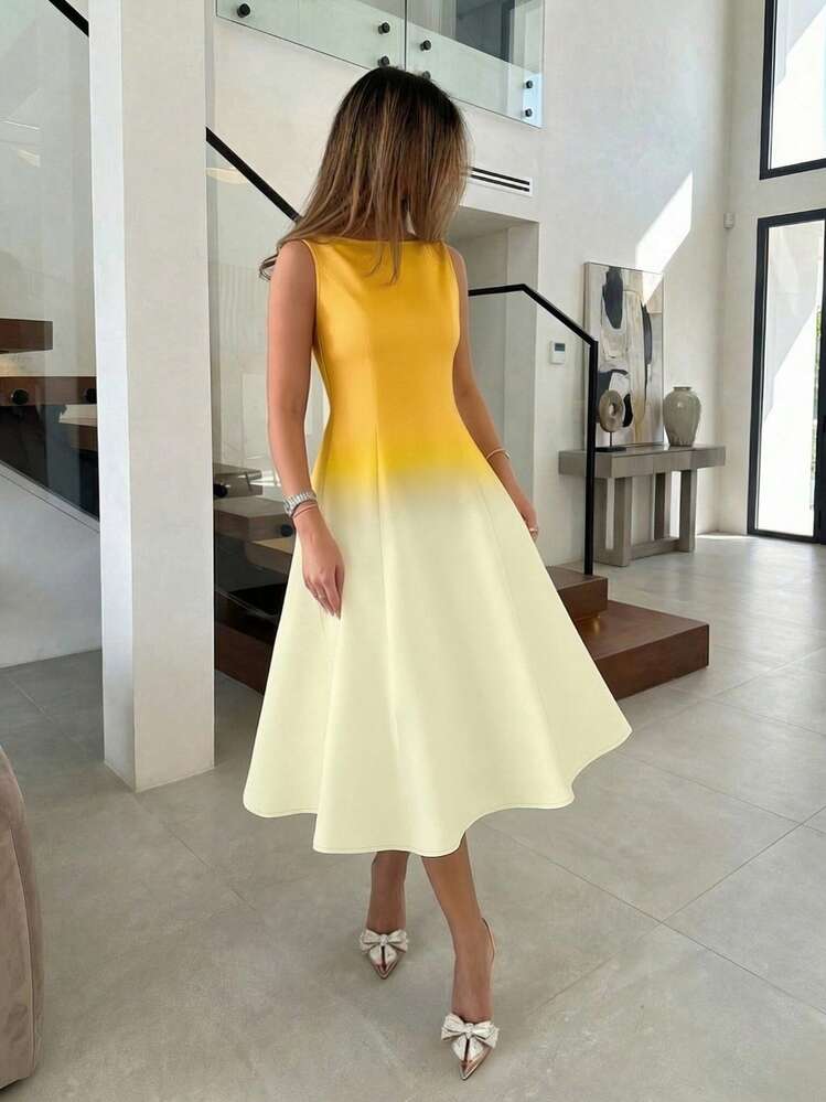 casual ombre dresses Glamful Elegant Charm Casual Date Romantic Vacation Valentine's Day Ombre  Dress, Elegant Dresses For Women, Casual Dress For Women, Long Summer Dress  For Women