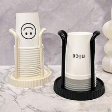 Disposable Cup Dispenser, Cute Multifunctional Desktop Cup Holder, Suitable For Bar And Living Room - Multicolor - View 4