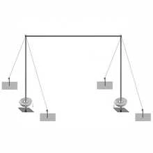 Backdrop Stand, 7ft H X 10ft W Adjustable Photography Background Support Frame Kit With Stable Flat Base & Metal Steel Poles For Wedding, Birthday, Party Decoration - Black - View 3
