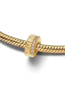 1 chiếc vòng tay/dây chuyền bằng đồng mạ vàng, kiểu dáng tối giản, lãng mạn, họa tiết ngôi sao, hình chữ thập, thích hợp làm quà tặng DIY sáng tạo cho người yêu, dành tặng ngày Valentine. - Vàng - Xem 7