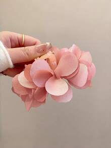 1pc Women's Elegant Rose Flower Hair Claw Clip, Suitable For Daily Use - Multicolor - View 8