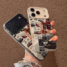 Funda para teléfono con diseño de coche, compatible con fundas ,  17,  16 Pro Max,  15 Pro Max,  13 y  12. Fabricada en TPU, ofrece protección contra golpes y caídas. Un regalo ideal para familiares, amigos, seres queridos, novios/novias y aniversarios. - Blanco - Ver 4