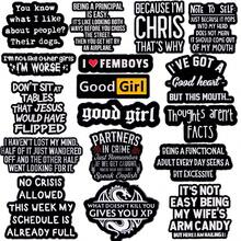 1pc Enamel Lapel Pin - Cute Badge For Backpacks And Clothes - Black - View 2