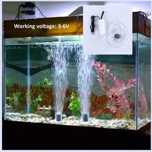 1pc High-Efficiency Mini Aquarium Air Pump, Mini Fish Tank Bubbler, USB Silent, Quiet Operation, Suitable For Aquariums, Outdoor Fishing, Aquarium Oxygen Pump, Aquarium Accessories, No Batteries Needed - Multicolor - View 2