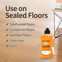 BOTARE Floor Cleaner - Deep Cleaning, No Residue, Quick Drying,  For Pets/Children On All Floors! Suitable For Mops, Steam Mops And Sprayers - Dung tích 17,6 fl oz (3 chai) - Xem 4