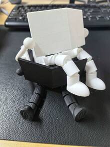 Madebyblanc Creative Personalized Toilet Paper Holder - Amusing Chair Design, Made Of ABS Resin, Bathroom Accessory, Kitchen Accessory, Toilet Paper Storage/Unique Home Decor/Desktop Storage, Suitable For Bathroom/Bedroom/Living Room - Toilet Paper Storage With Handle - View 11