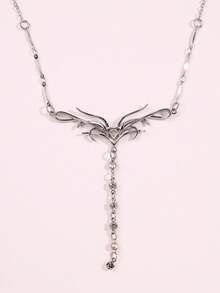 1 pieza Elegante y sexy cadena corporal minimalista con flecos y cristales, adecuada para uso diario, festivales, fiestas, joyería corporal de mujer, cadena para la cintura - Multicolor - Ver 7