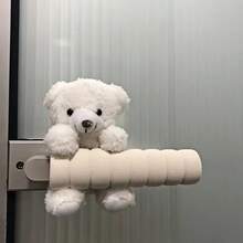 1pc Cute Bear Door Knob Cover, Flexible Protection Sleeve For Room Doors, Anti-Collision And Anti-Static, Home Decor Door Handle Accessory - Multicolor - View 15
