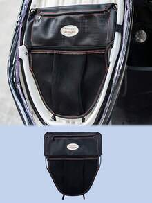 1 buah Tas Penyimpanan Motor Hitam - Tahan Air & Tahan Gores, Banyak Kantong, Tali Bahu yang Dapat Dilepas, Penyimpanan Cerdas, Cocok untuk Skuter & Sepeda Listrik, Pemasangan Peredam Guncangan, Dapat Menampung Kunci, Ponsel, Peralatan, Pakaian Hujan, Ideal untuk Perjalanan, Ukuran Universal, Aksesori Motor - Tas penyimpanan gantung - View 11