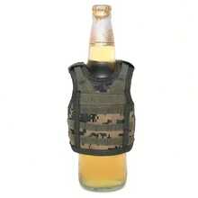 1 Stück Mini Oxford Stoff Bierflasche Hülle, abnehmbar, kleiner Weste Getränkehalter geeignet für Bierflaschen, tägliche Wasserflaschen, Dosen, Getränkeflaschen, Puppen, Mineralwasserflaschen - Bar Dekoration, Outdoor Tasche, Taktische Weste, Camping Zubehör, Outdoor Ausrüstung, kreatives Design, dick und langanhaltend, geeignet für Outdoor-Sport, Campingküche, Outdoor-Camping, Camping-Ausrüstung, Bar-Bedarf, Küchenbedarf, Küchendekoration, Getränkedekoration Zubehör, Gastronomie-Bedarf, Reise, Party- und Essens-Bedarf - Verschiedenfarbig - Übersicht 9