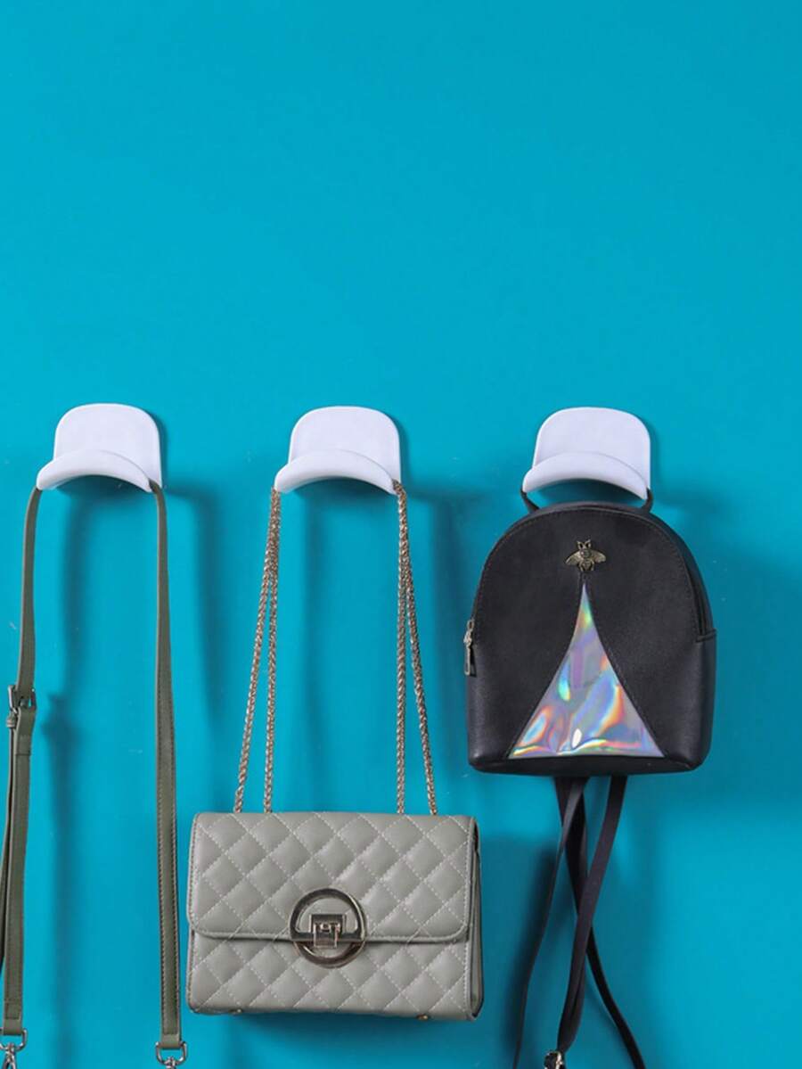 Wall Mounted Hooks, No Drilling Needed, Hang Bags, Coats, Scarves, Ties, Headphones, Valentine's Day Gift