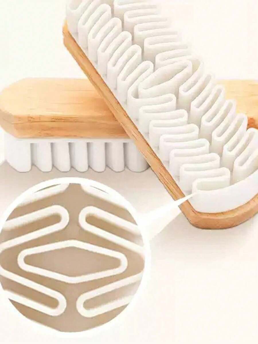 白色橡胶鞋刷，绒面革和毛绒鞋清洁刷 - 重型单刷设计，适用于帆布鞋、靴子、运动鞋 - 温和呵护鞋履，不刮伤，高效家用清洁刷，绒面革刷，家居必备 - A - 查看 1