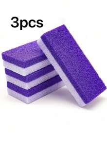 3/1 Pc Reusable Foot Pumice Stone - Soft Exfoliating Makeup Remover - Professional SPA Foot Care Scrub Set - Refresh And Revive Tired Feet - Ideal For At-Home Pedicure - A - View 9