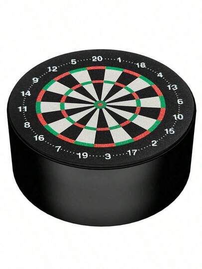 1PC All-In-One Mini Dart Holder With Secure Clamping Device - & Sturdy Dart Storage Rack For 12 Soft/Steel Darts - Space-Saving Dartboard Accessory - Game Room Upgrade, Men's Man Cave Gift, Home & Club Essential, Sports Bar Decor