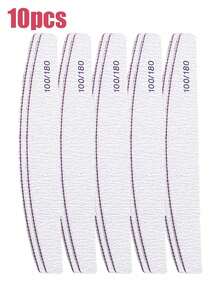 指甲锉，双面指甲抛光器，专业美甲护理工具，DIY指甲修型，打磨，适用于打磨指甲。最适合女性指甲和脚趾甲，非常适合在家或美甲沙龙使用，美甲护理用品。 - 多色 - 查看 11