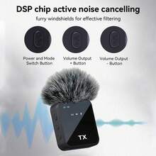 Microphone cài áo không dây chuyên nghiệp, Microphone cài áo không dây 3 trong 1, Microphone cài áo không dây 2 trong 1, Nhiều tùy chọn cổng, Khử tiếng ồn thông minh chuyên nghiệp, Condenser đa hướng, Pin 230mAh, Màng chắn gió, Giao diện USB (Nhiều tùy chọn cổng), Pin lithium sạc lại được, Kết nối 2.4G/3G/4G/5G, Thích hợp cho phát trực tiếp, phỏng vấn, thu âm bài hát, podcast, thuyết trình và vlog. - Nhiều màu - Xem 5