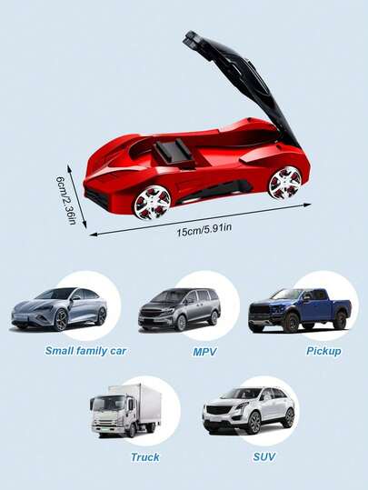 1Pc Racing Car Model Dashboard Ornament With 3-In-1 Car Model Phone Fragrance & Parking Number Plate – Stylish 360° Rotating Smartphone Stand, Parking Number Display, And Essential Oil Aroma For Cars,Racing Car Model Phone Car Holder