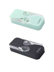 6pcs Portable Toothpick Holder, Automatic Pop-Up Toothpick Storage Box, Keeps Your Toothpicks Clean And Organized! This Convenient Portable Holder Is A Must-Have For Travel, Suitable For Beach Vacations, Summer Trips, And Back-To-School Season. - Multicolor - View 40