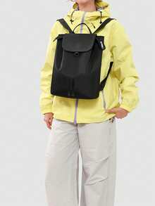 New Large Capacity Waterproof Backpack, 2025 Casual Versatile Commuter Bag, Business Travel Hiking Lightweight Backpack - Black - View 2