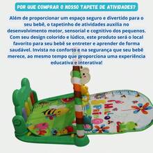 Baby Activity Mat With Musical Piano, Keyboard, And Interactive Rattles - Complete Deluxe Gym - 綠色 - 查看 7