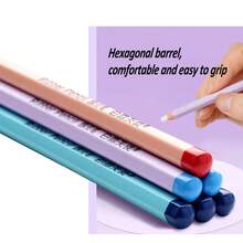 12pcs Hexagon Erasers, Ideal As Birthday, Christmas And Thanksgiving Gifts. Soft Erasers Suitable For School, Home And Office Use. - Pen-shaped Eraser - View 6